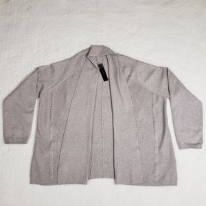 NWT Cyrus Draped Open Front Cardigan
